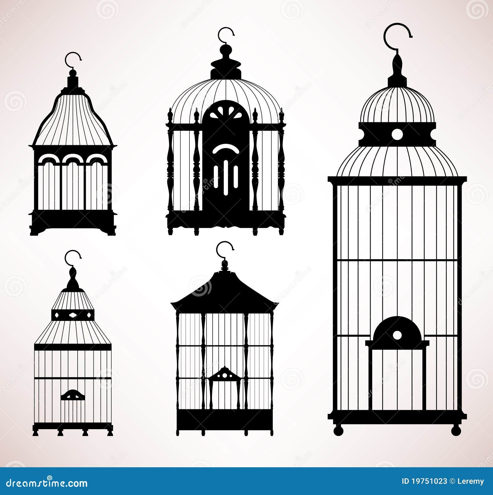 Free Printable Birdcage Stencil