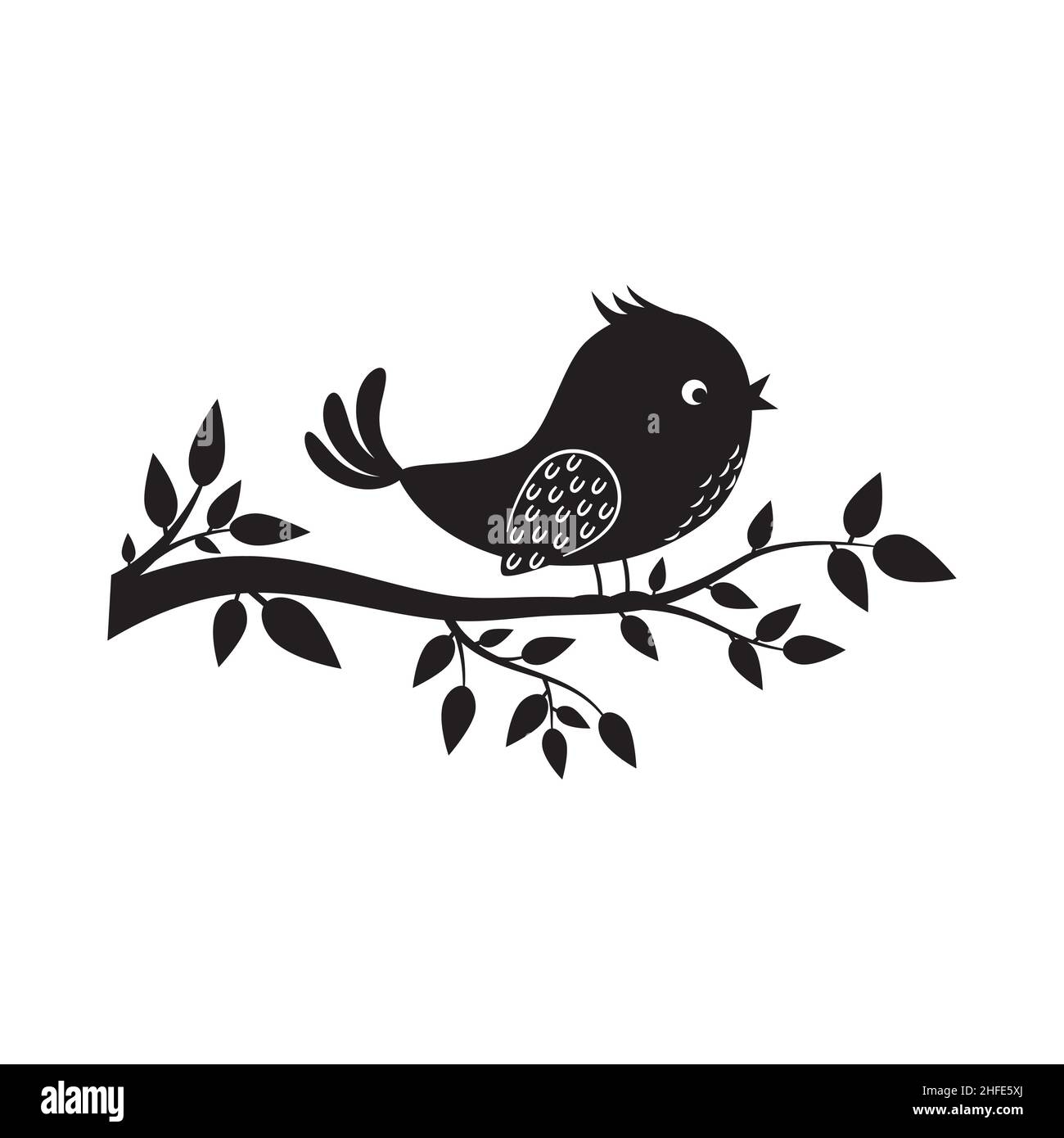 Bird Sitting Stencils Free Printable