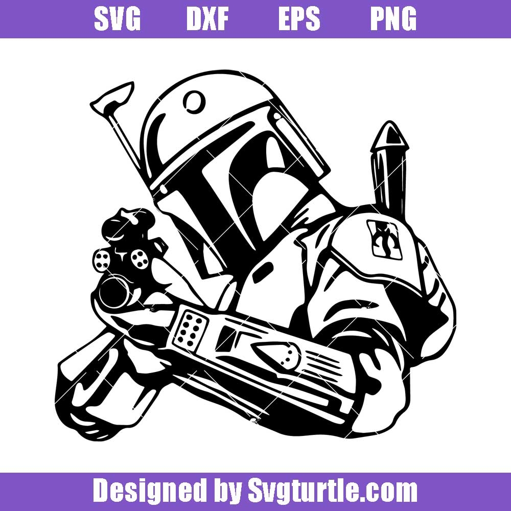 Boba Fett Star Wars Svg Boba Fett Svg Boba Fett Helmet