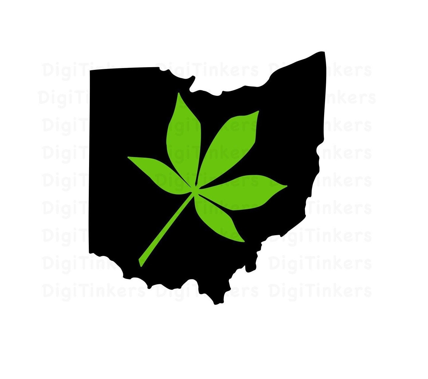 Buckeye Leaf Stencil Free Printable