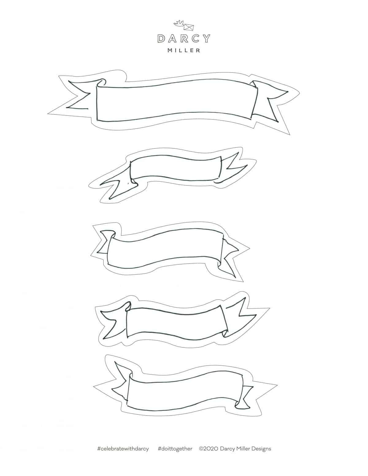 Cake Topper Banners
