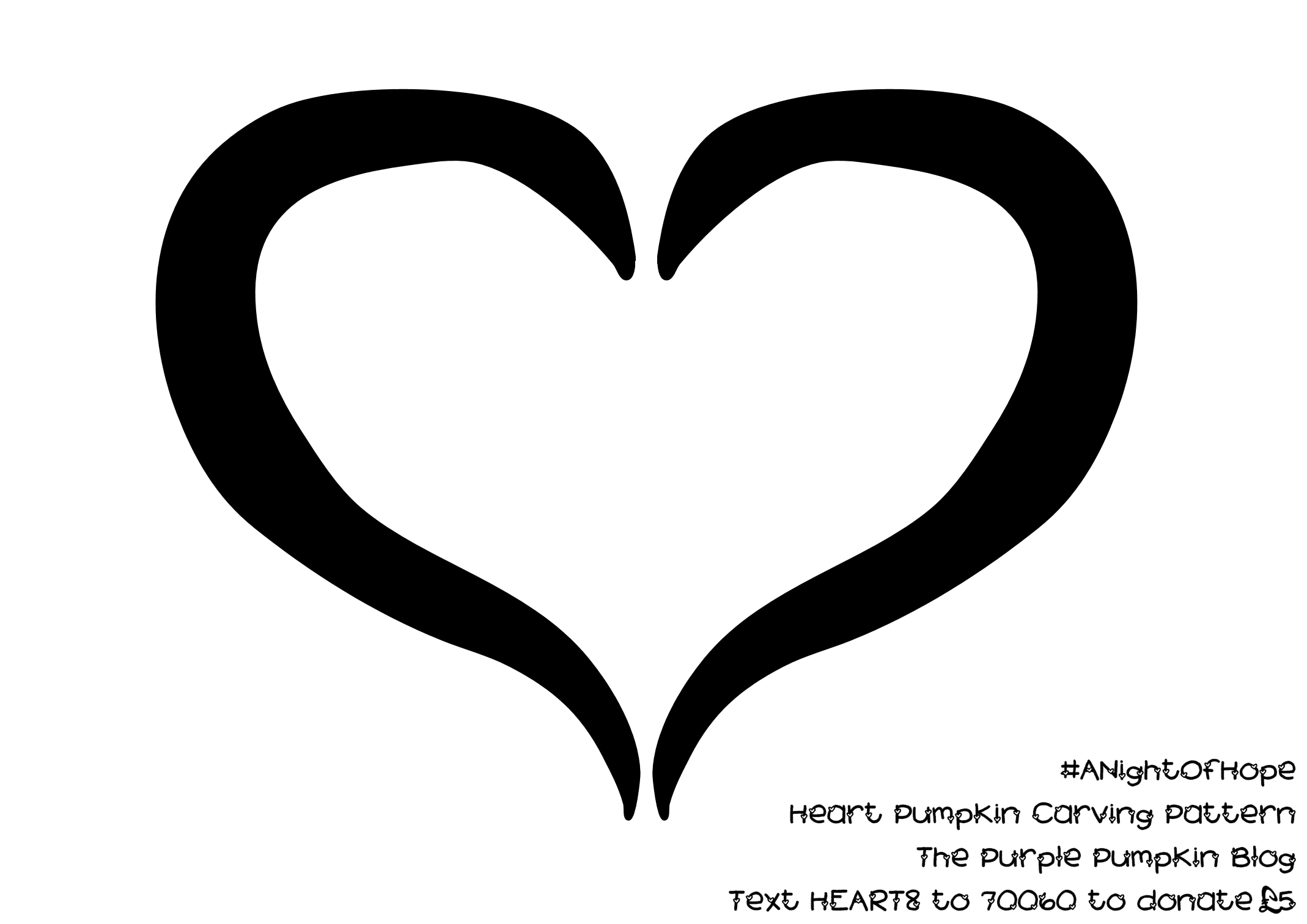 Carve A Pumpkin With A Heart For ANightOfHope