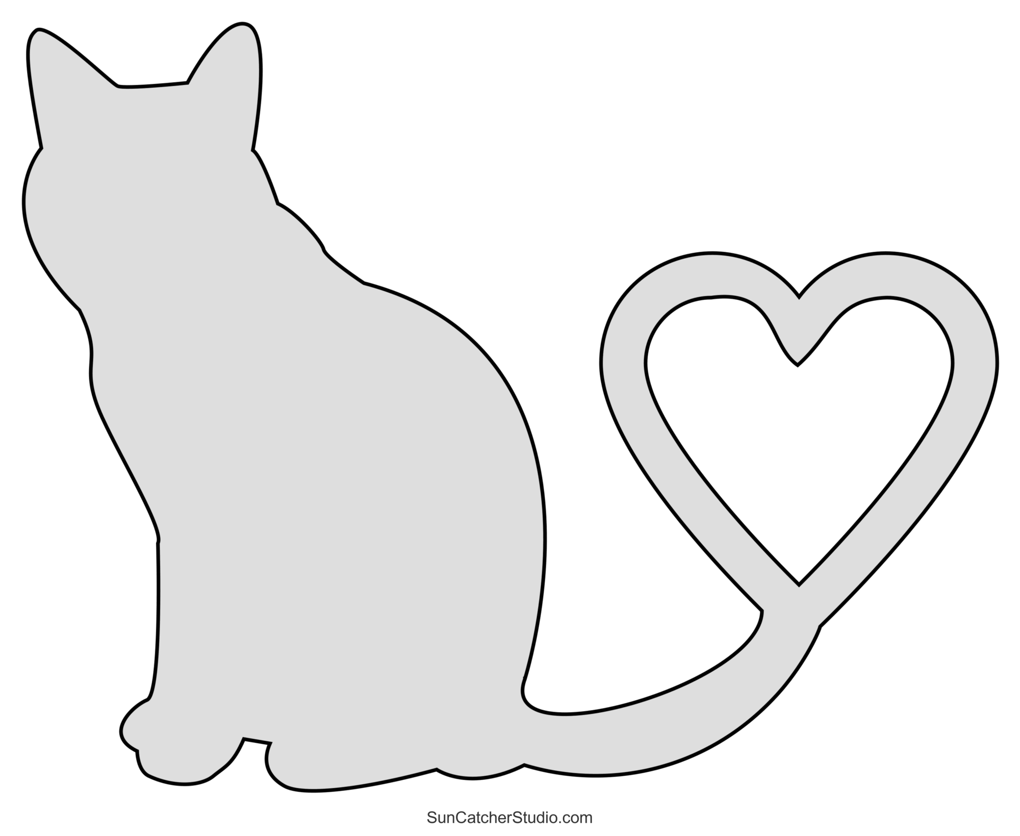 Free Printable Cat Stencil