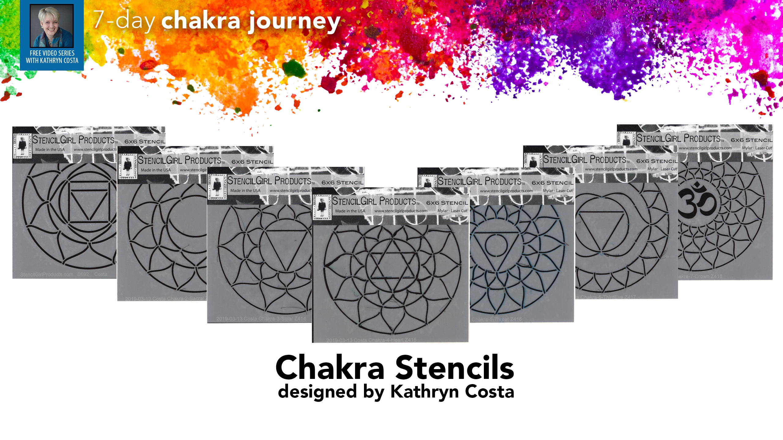 Chakra Art Stencils Create Mandalas For Healing Creativity Mindfulness True North Arts