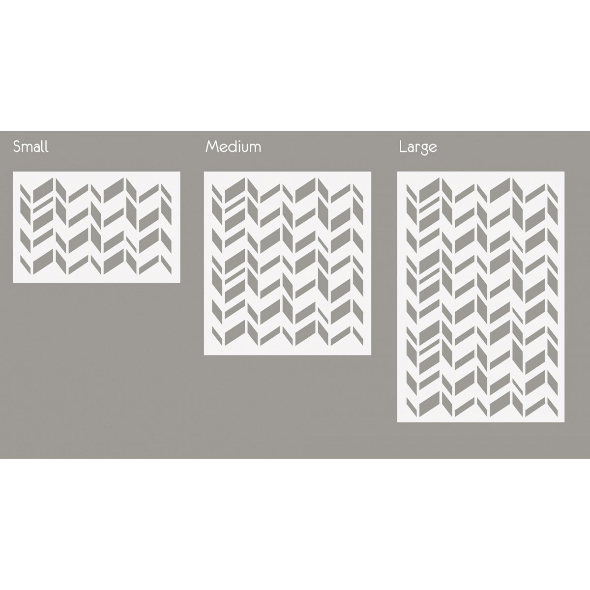 Free Printable Small Chevron Stencil