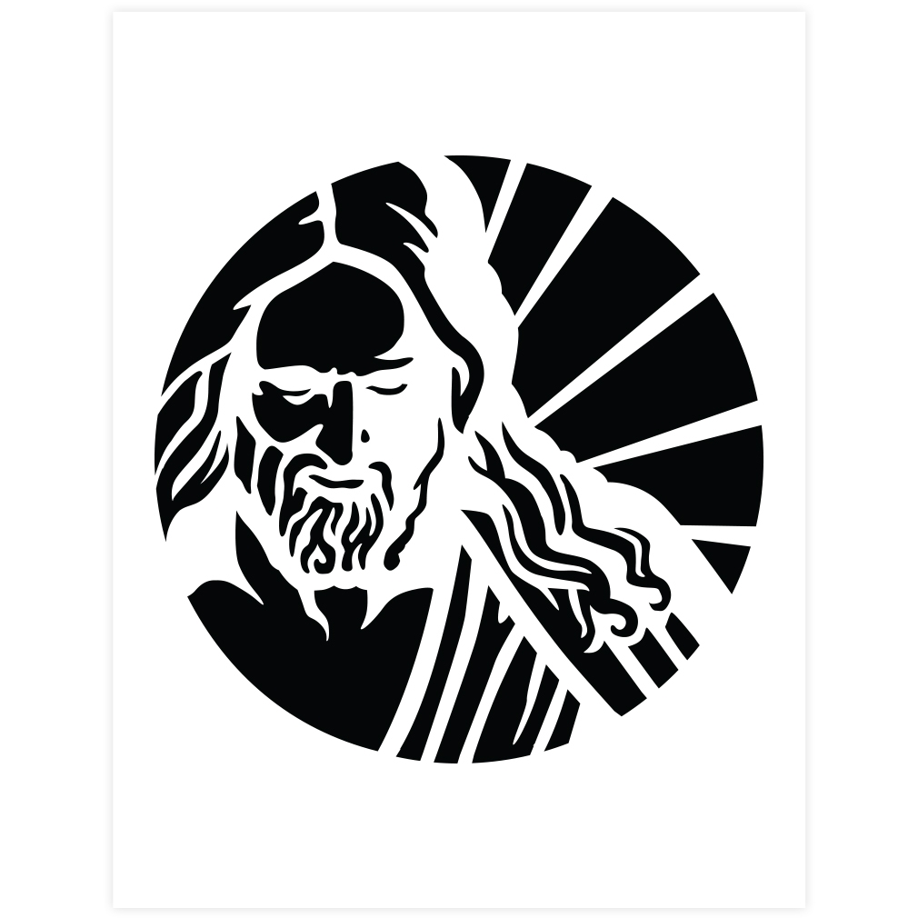 Christus Profile Pumpkin Carving Template Printable