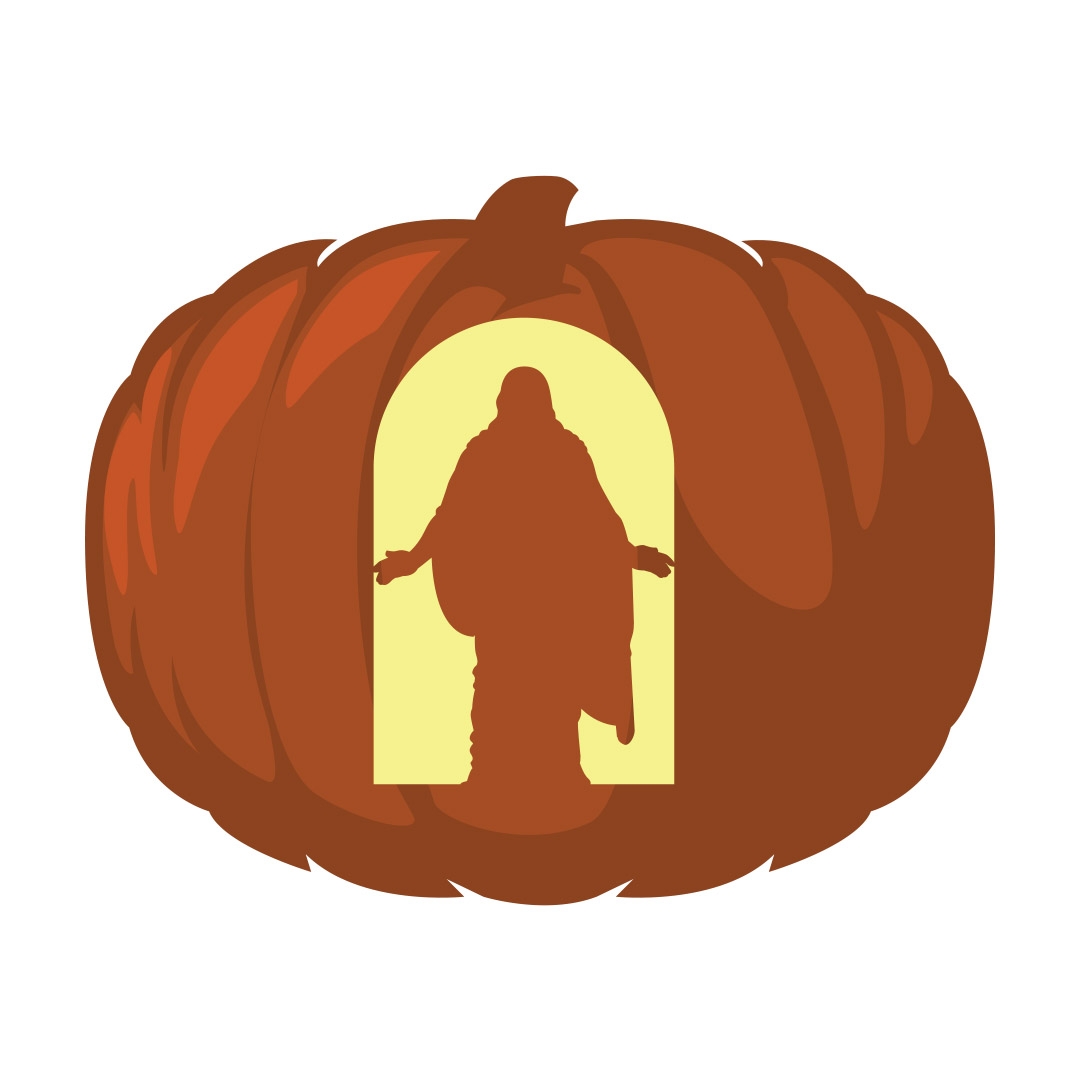 Christus Statue Pumpkin Carving Template Printable