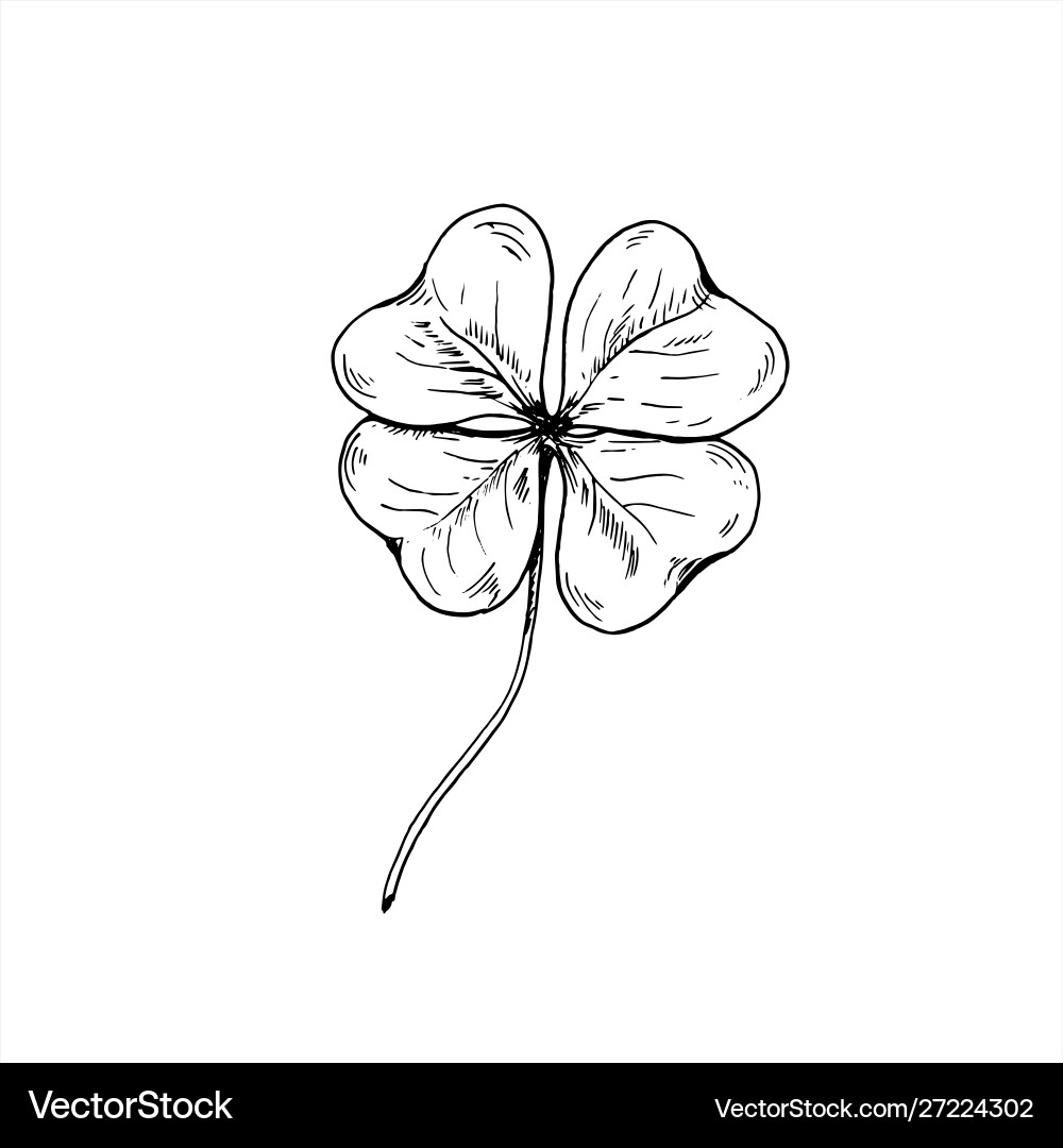 Free Printable Tattoo Stencils/Clover