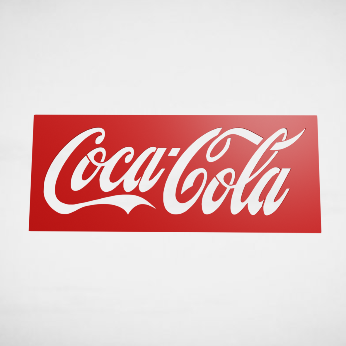  Coca Cola Stencil STL File For Cults