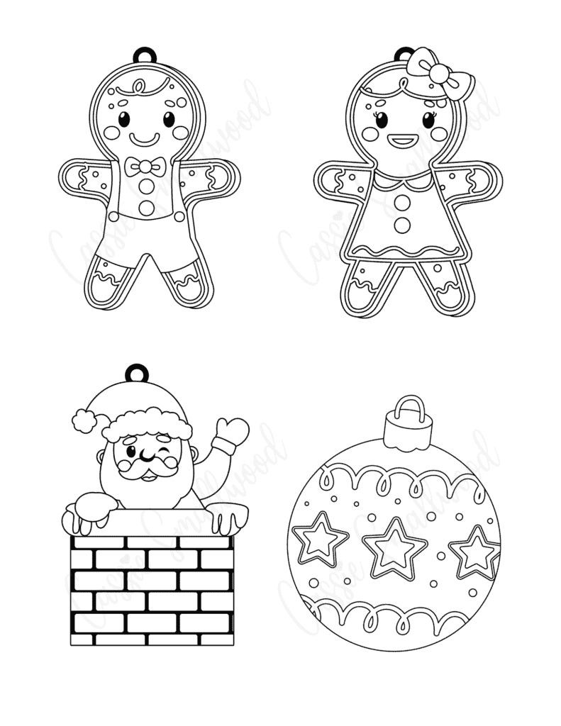 Christmas Stencils For Ornaments Free Printable