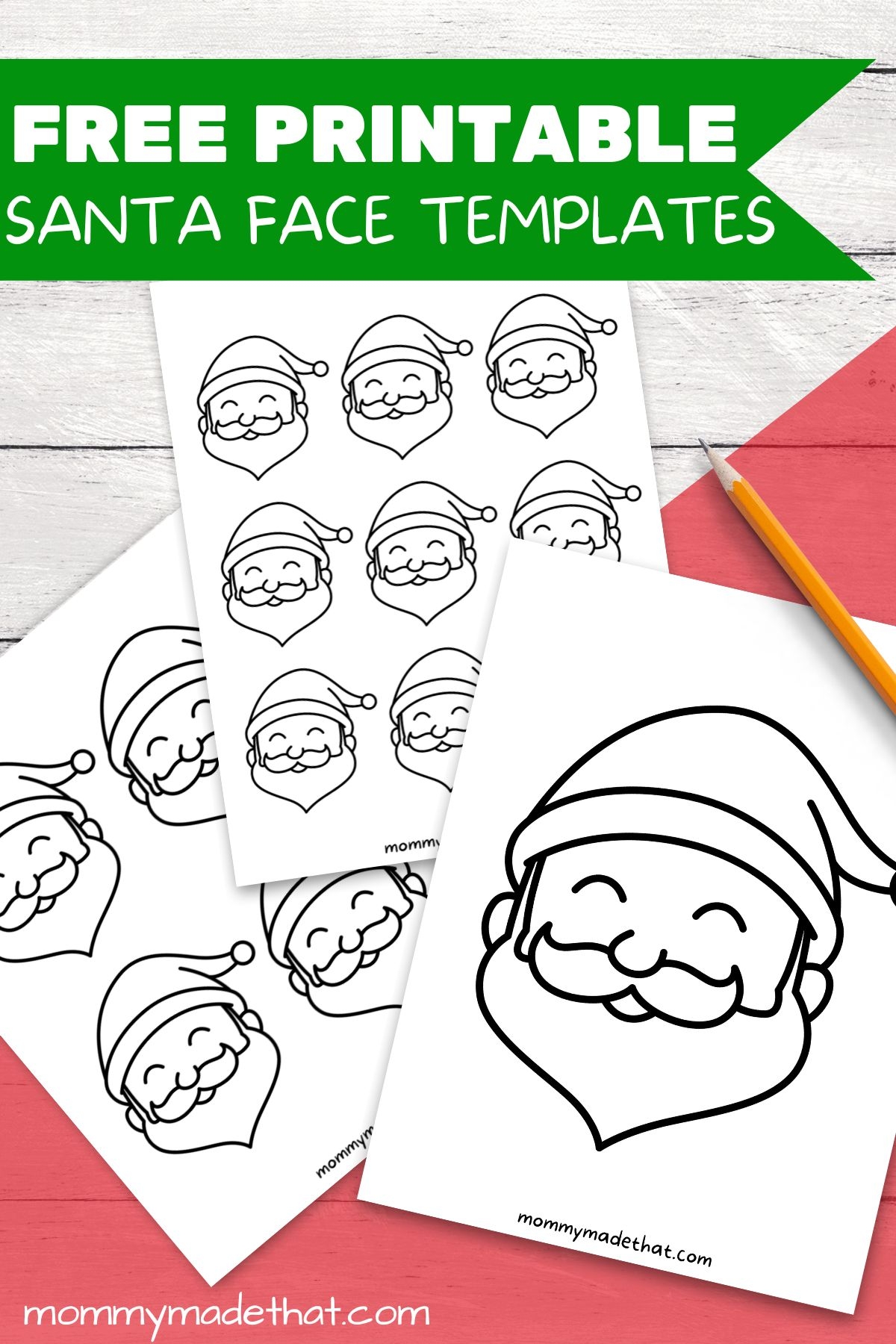 Free Printable Santa Claus Stencils