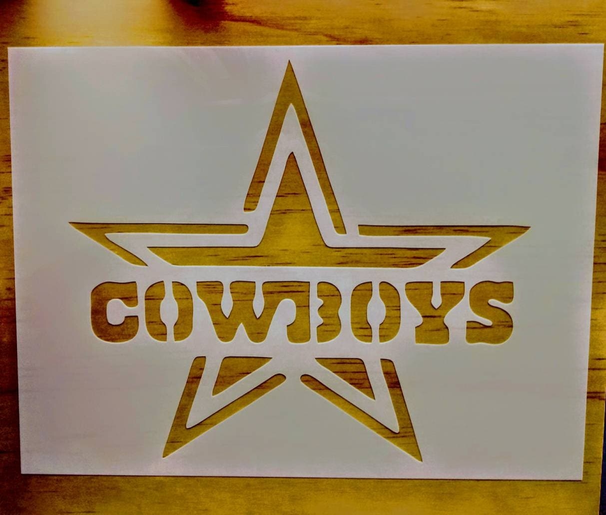 Dallas Cowboys Stencil Etsy Finland