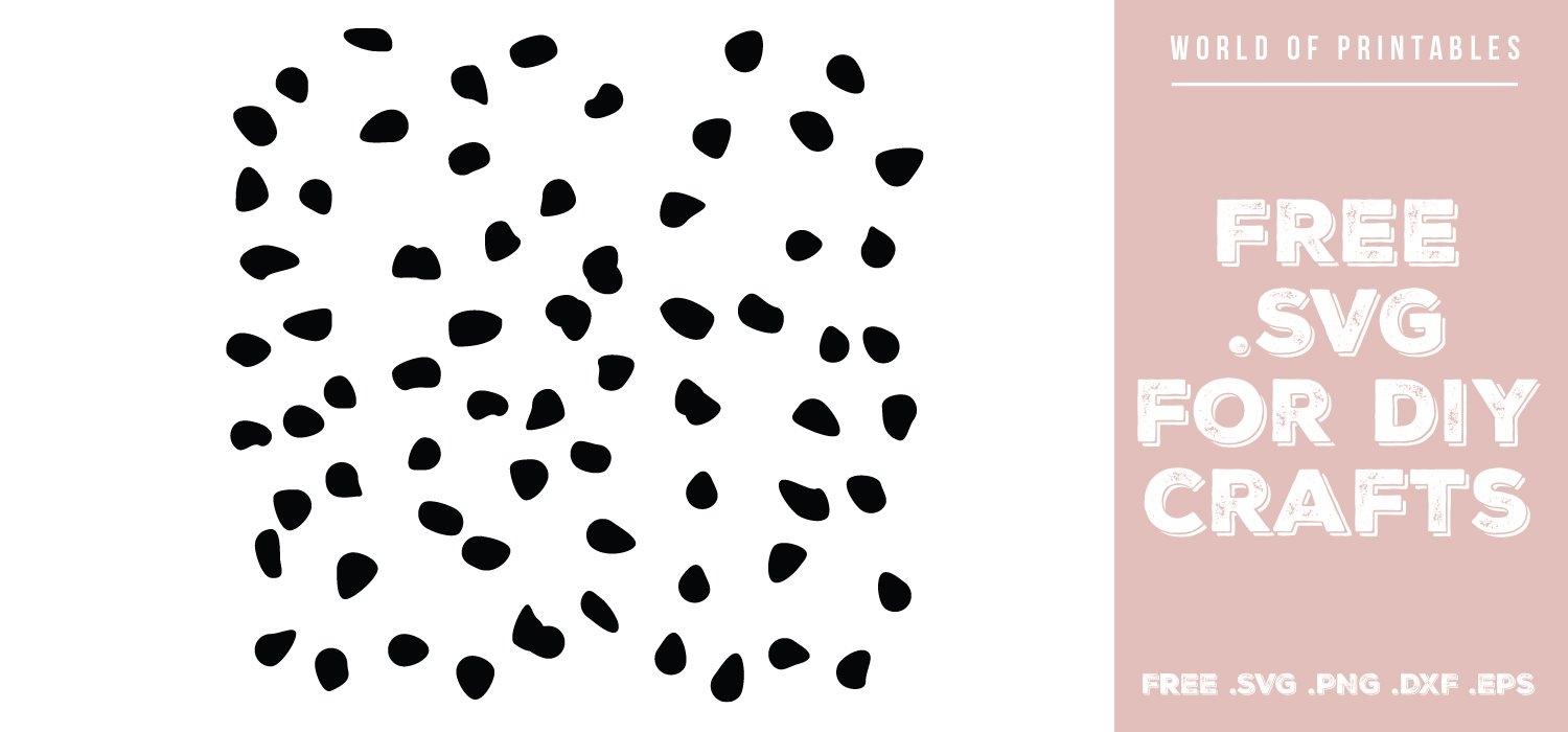 Free Printable Dalmatians Spots Stencils