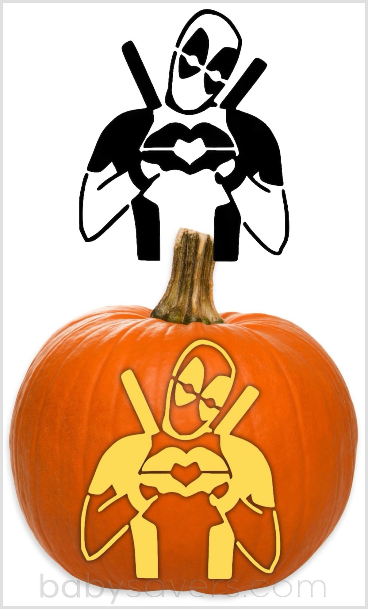 Deadpool Pumpkin Stencils Free Marvel Halloween Printables