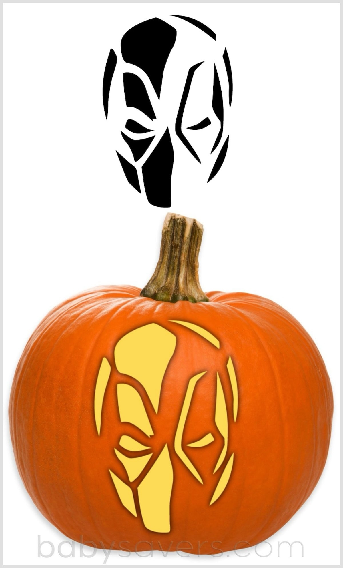 Free Printable Avengers Pumpkin Stencil