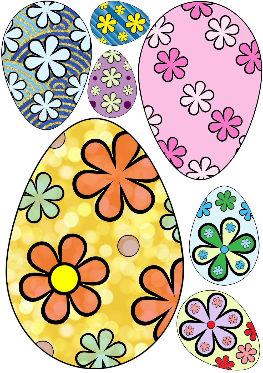 Scrapbooking Stencils Easter Egg Free Printable