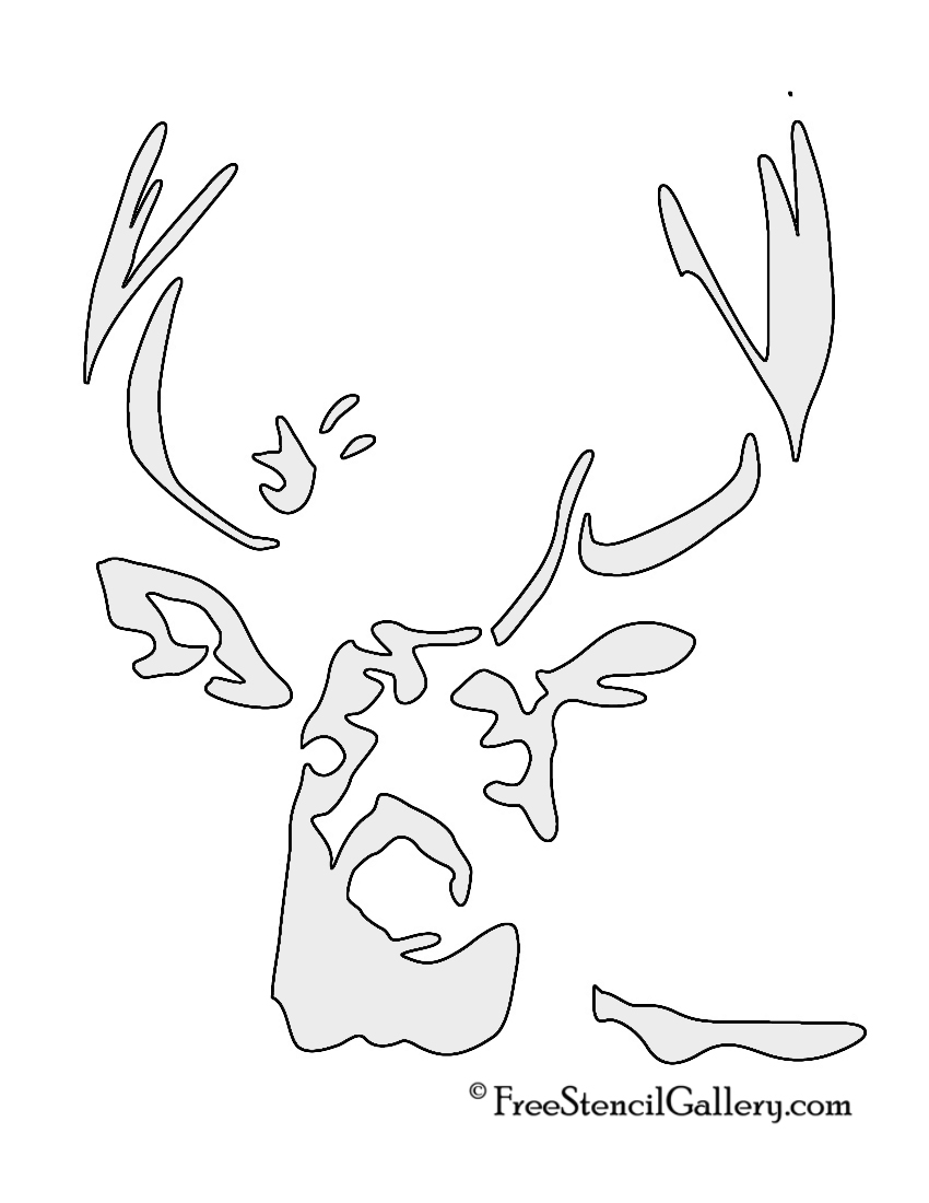 Free Deer Stencils Printables