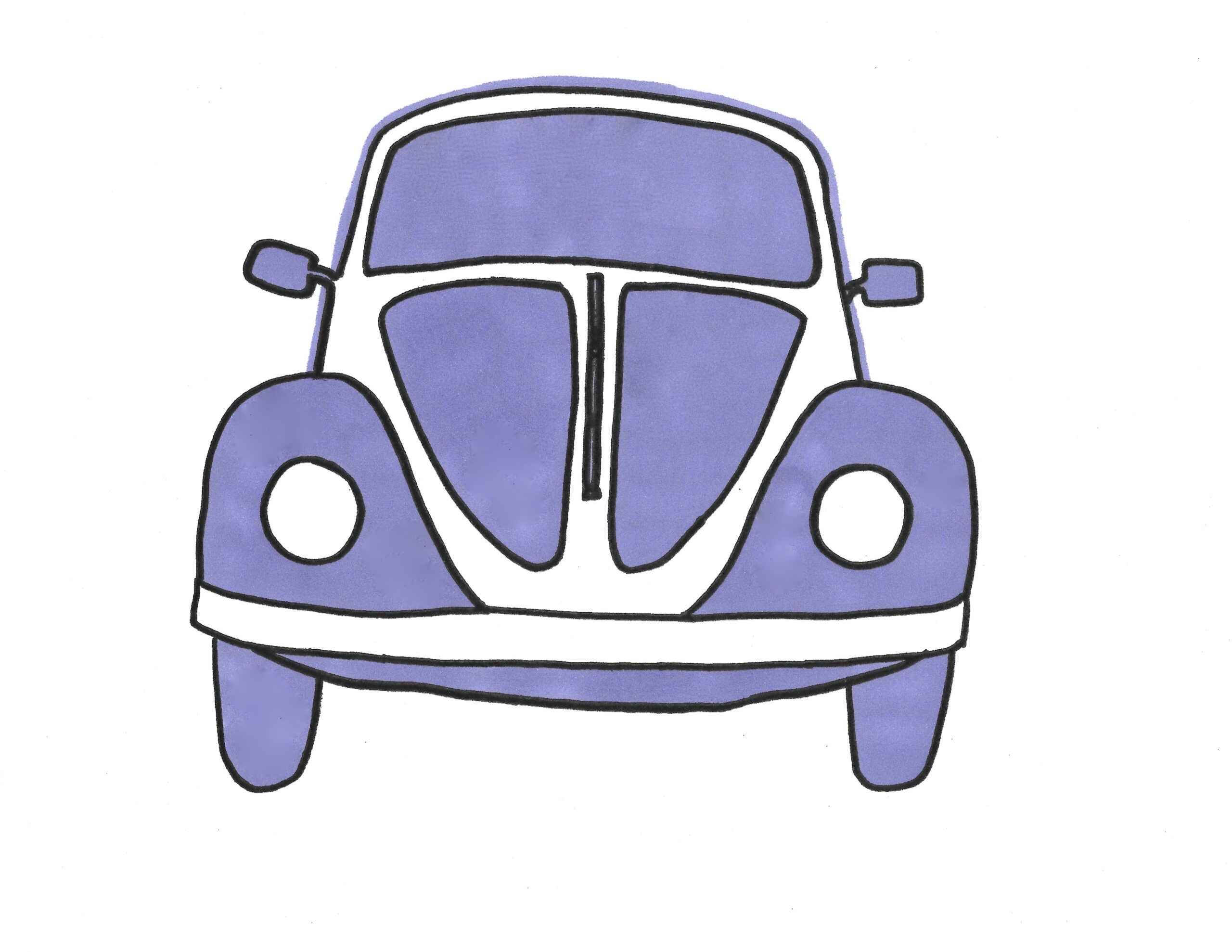 DIY VW Bug Stencil 