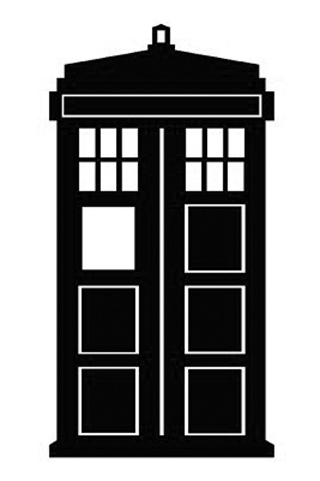 Doctor Who Stencil Silhouette Outline Clipart Mania 
