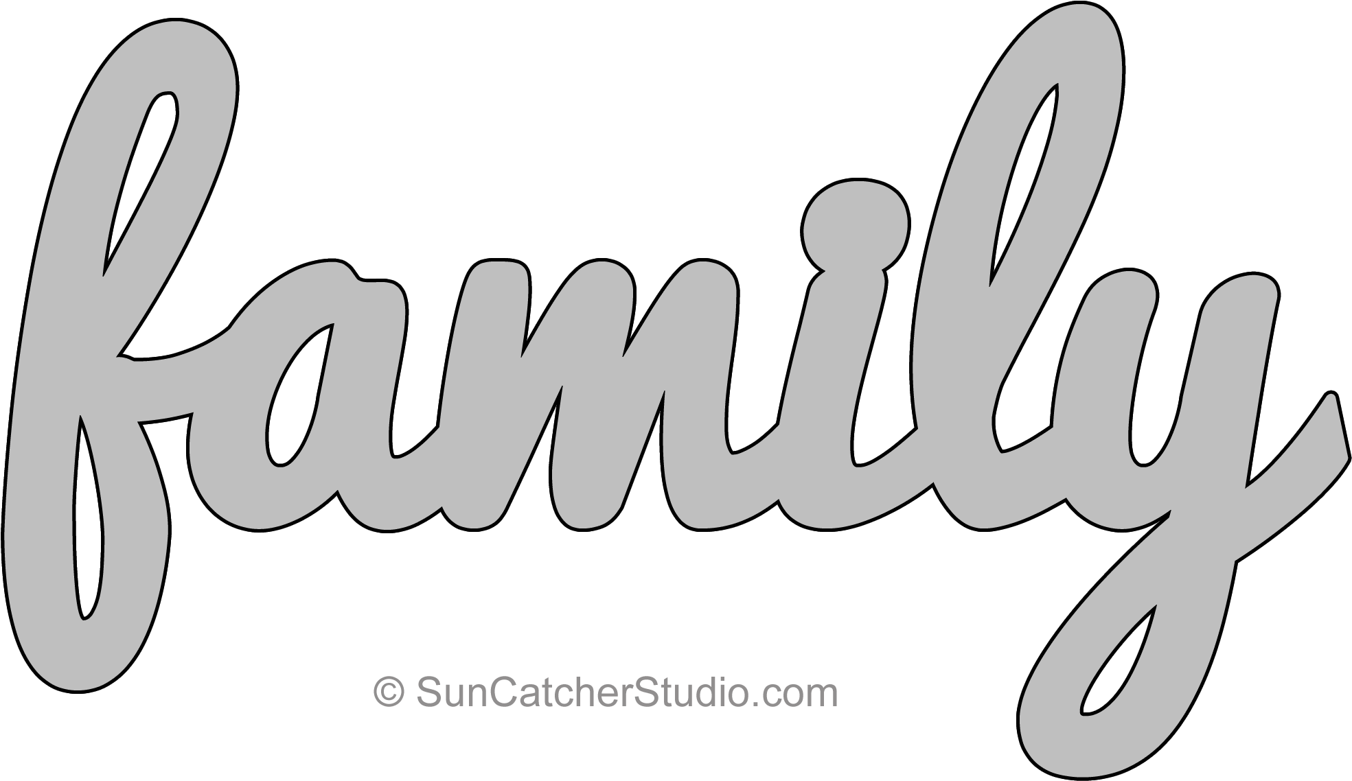 Free Printable Family Stencils