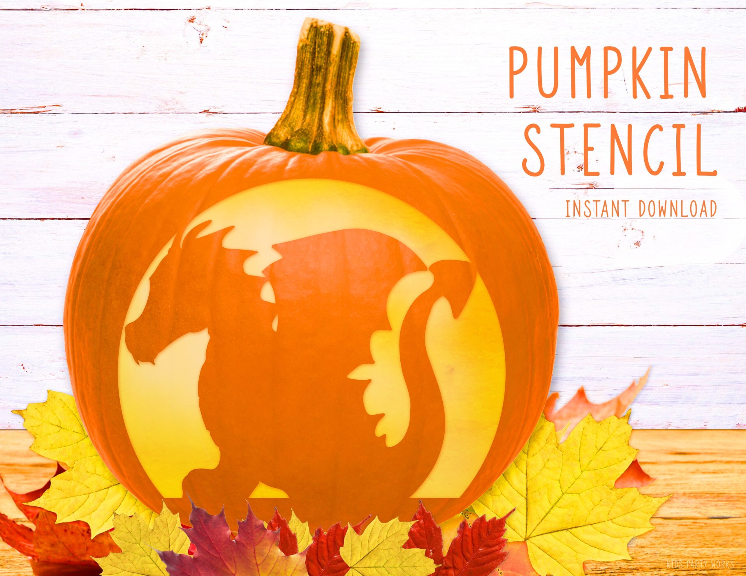 Free Printable Pumpkin Stencils Dragon