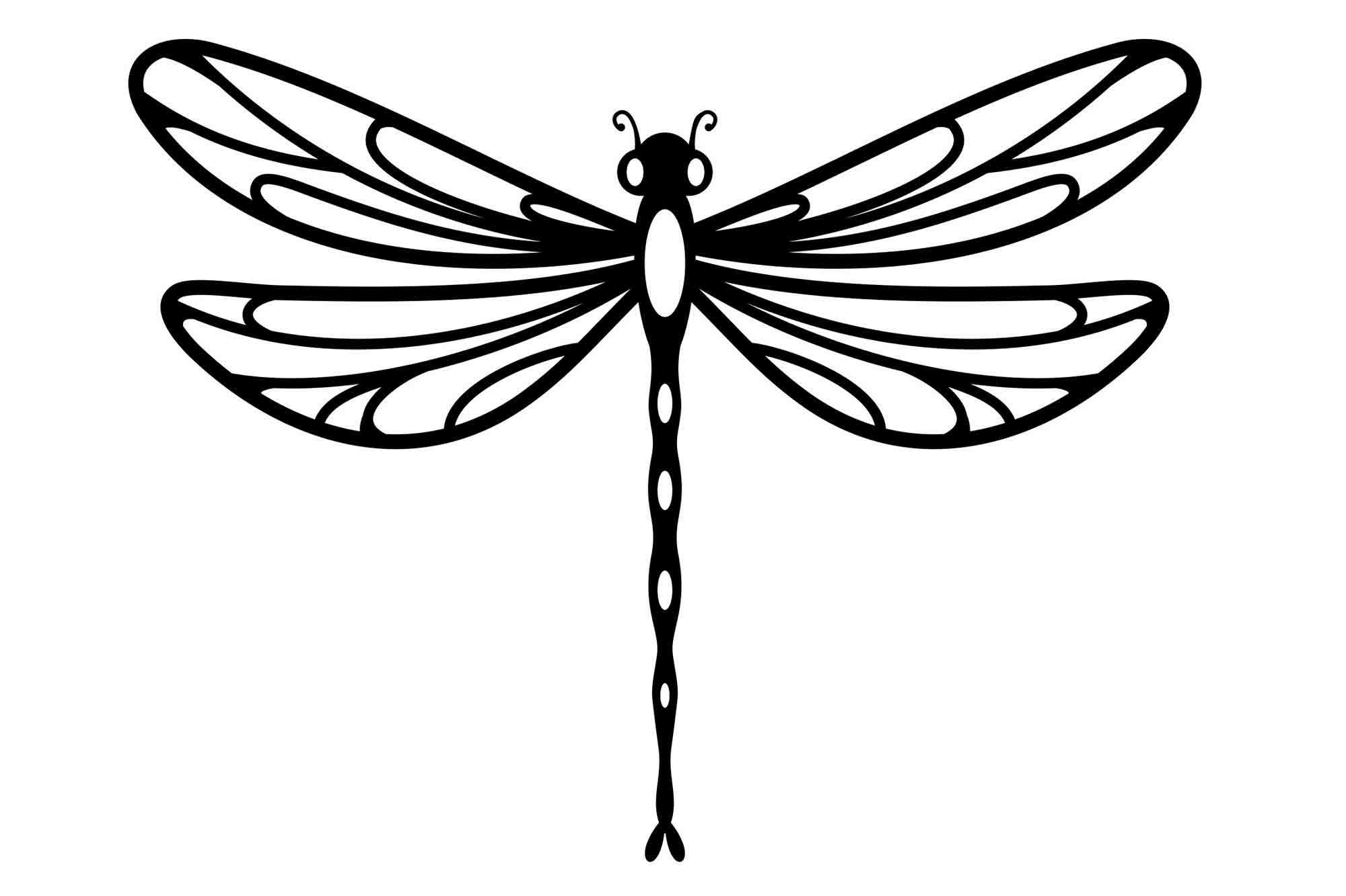 Dragon Fly Stencil Free Printable