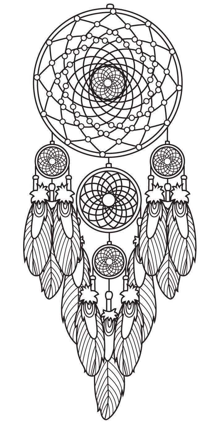 Dream Catcher Coloring Pages Best Coloring Pages For Kids