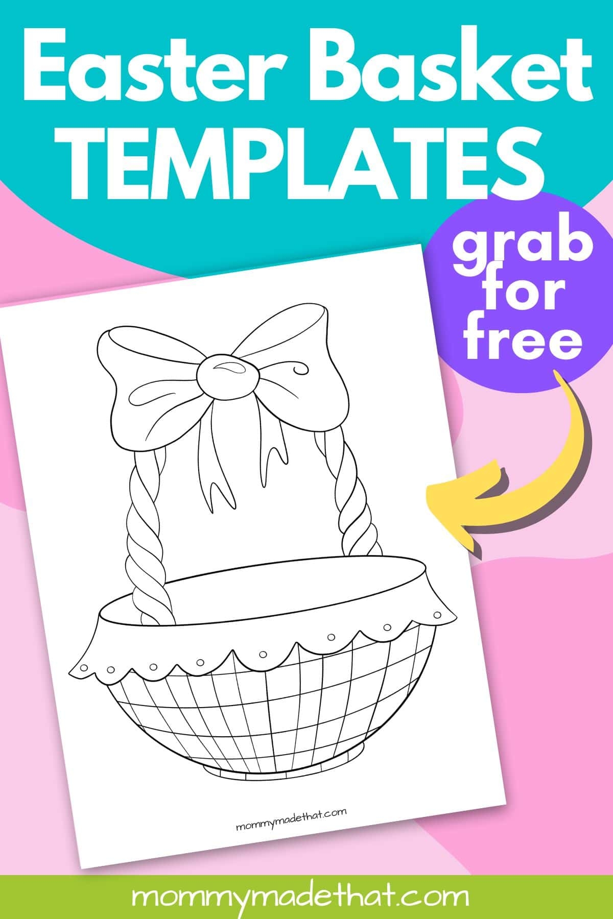 Free Printable Easter Basket Stencil