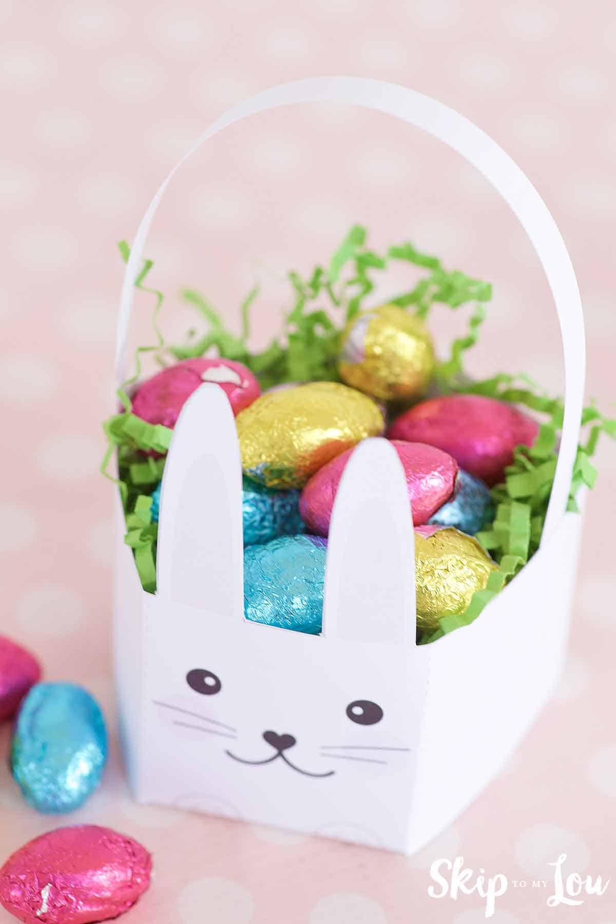 Easter Bunny Basket Template Skip To My Lou