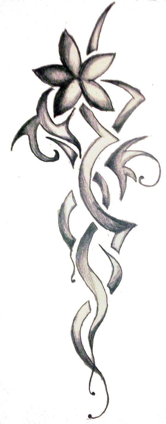 Explore Collection Of Flower Tribal Drawing