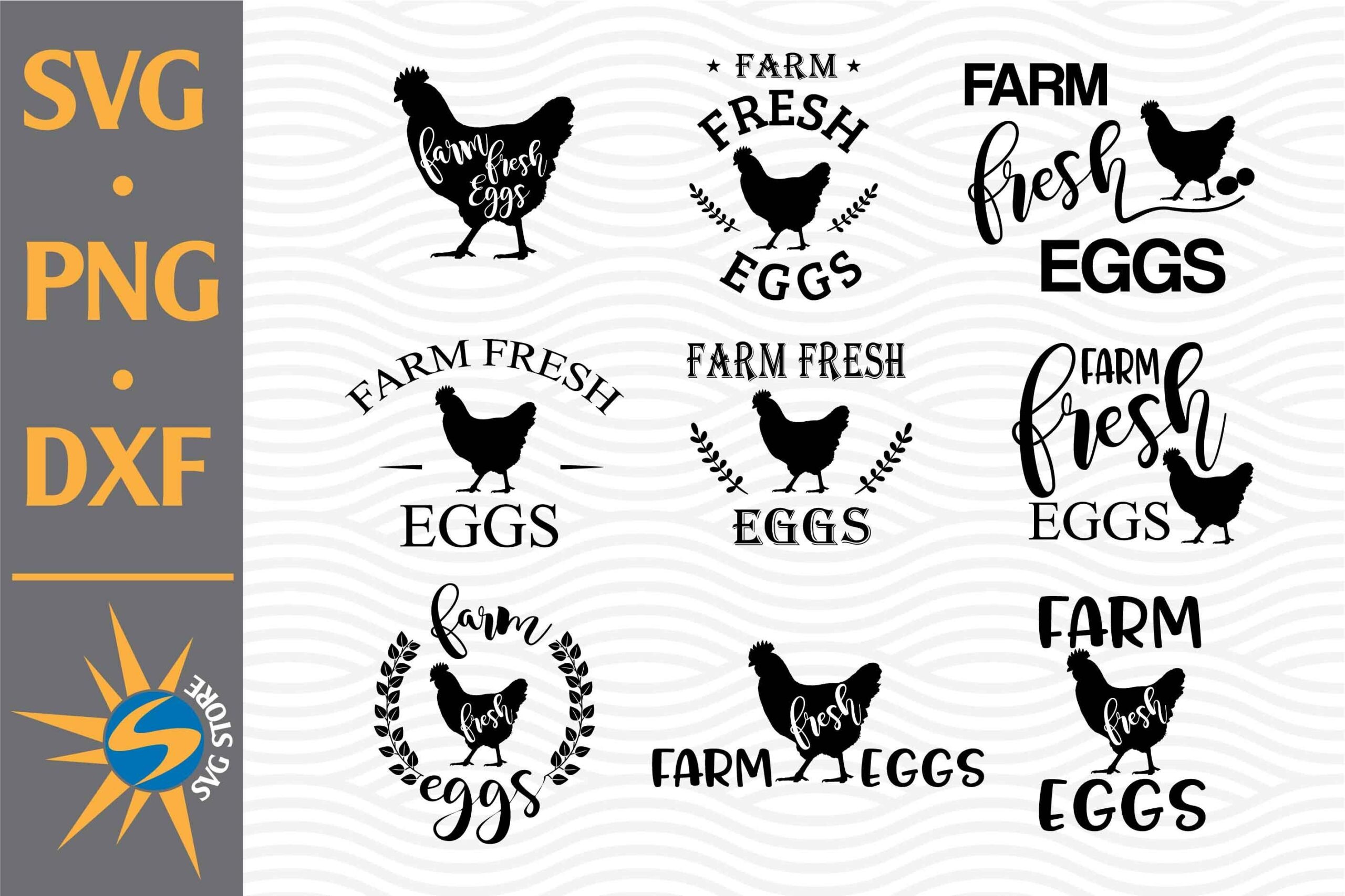Farm Fresh Eggs Stencils Free Printable
