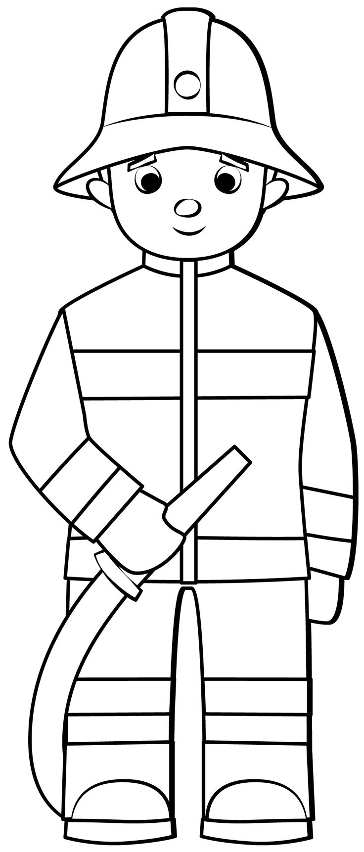Firefighter Printable Template Free Printable Papercraft Templates