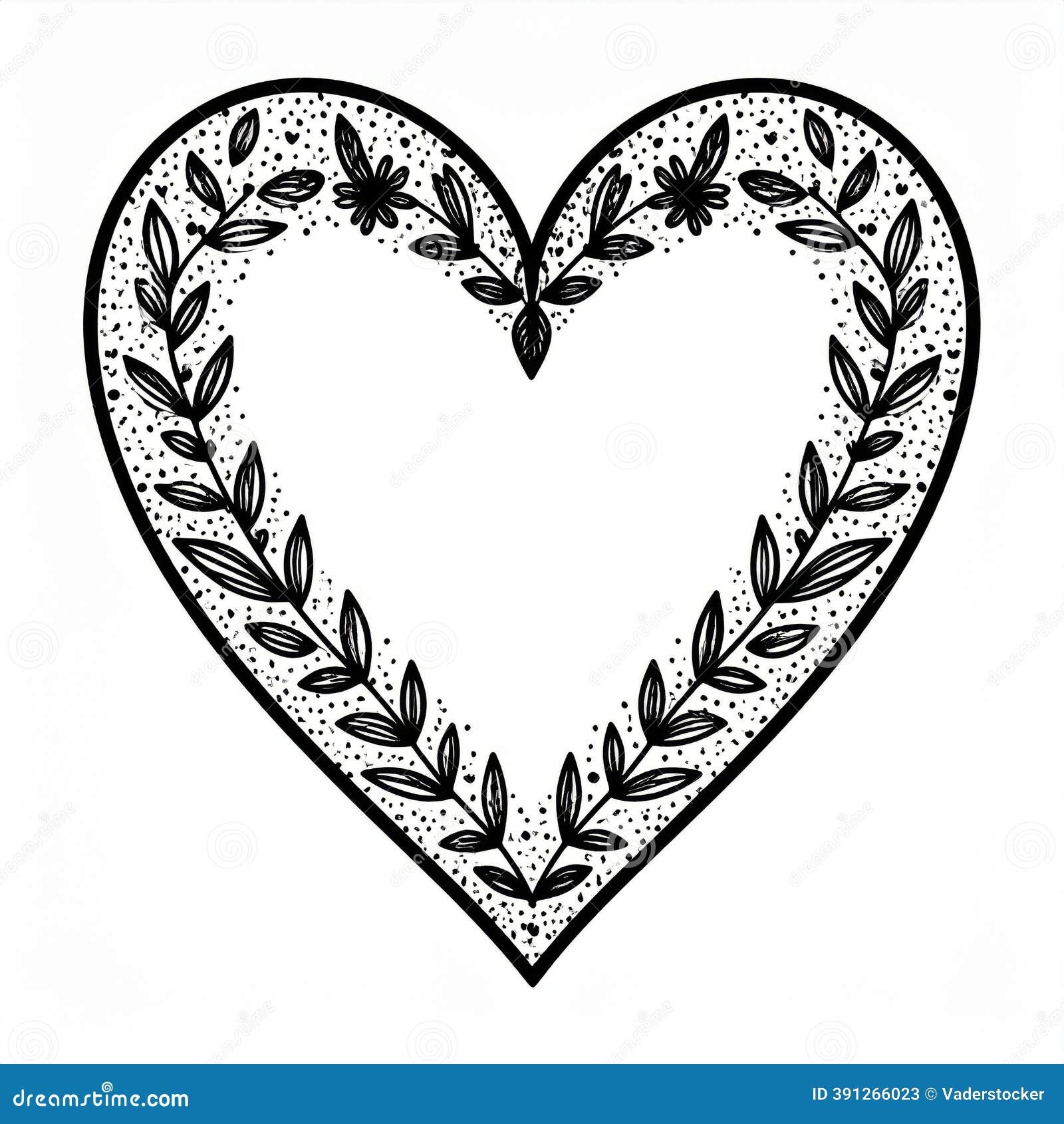 Narcissus Heart Stencils Free Printable Tribal