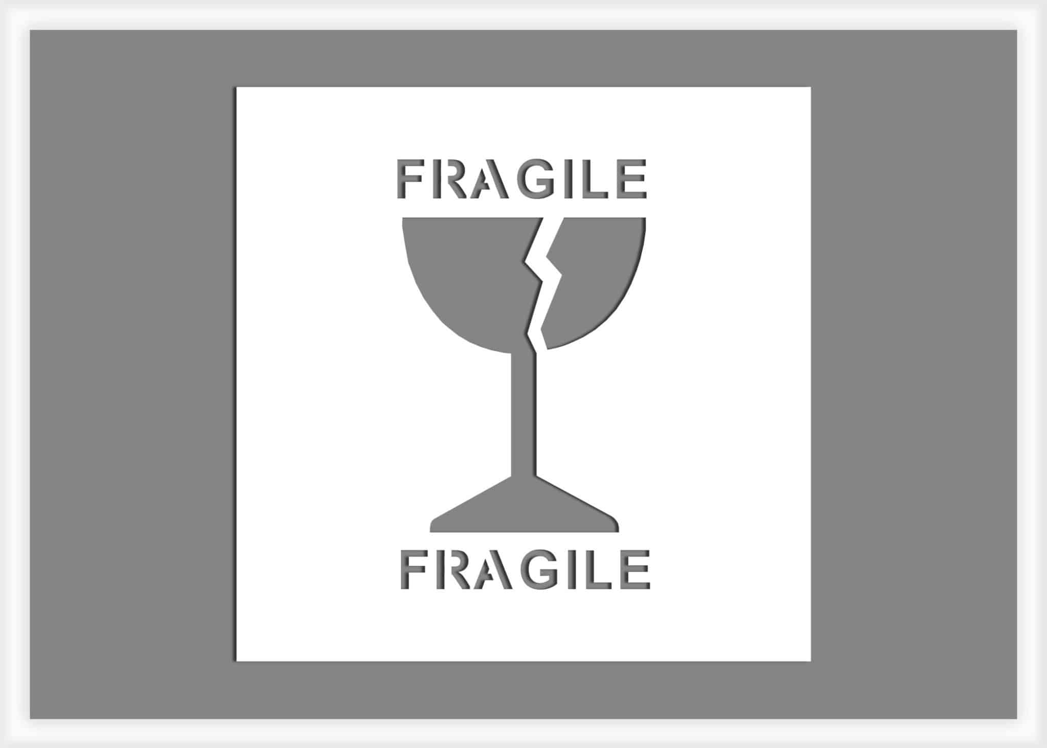 Fragile Stencil Shipping Stencils Stencils Online