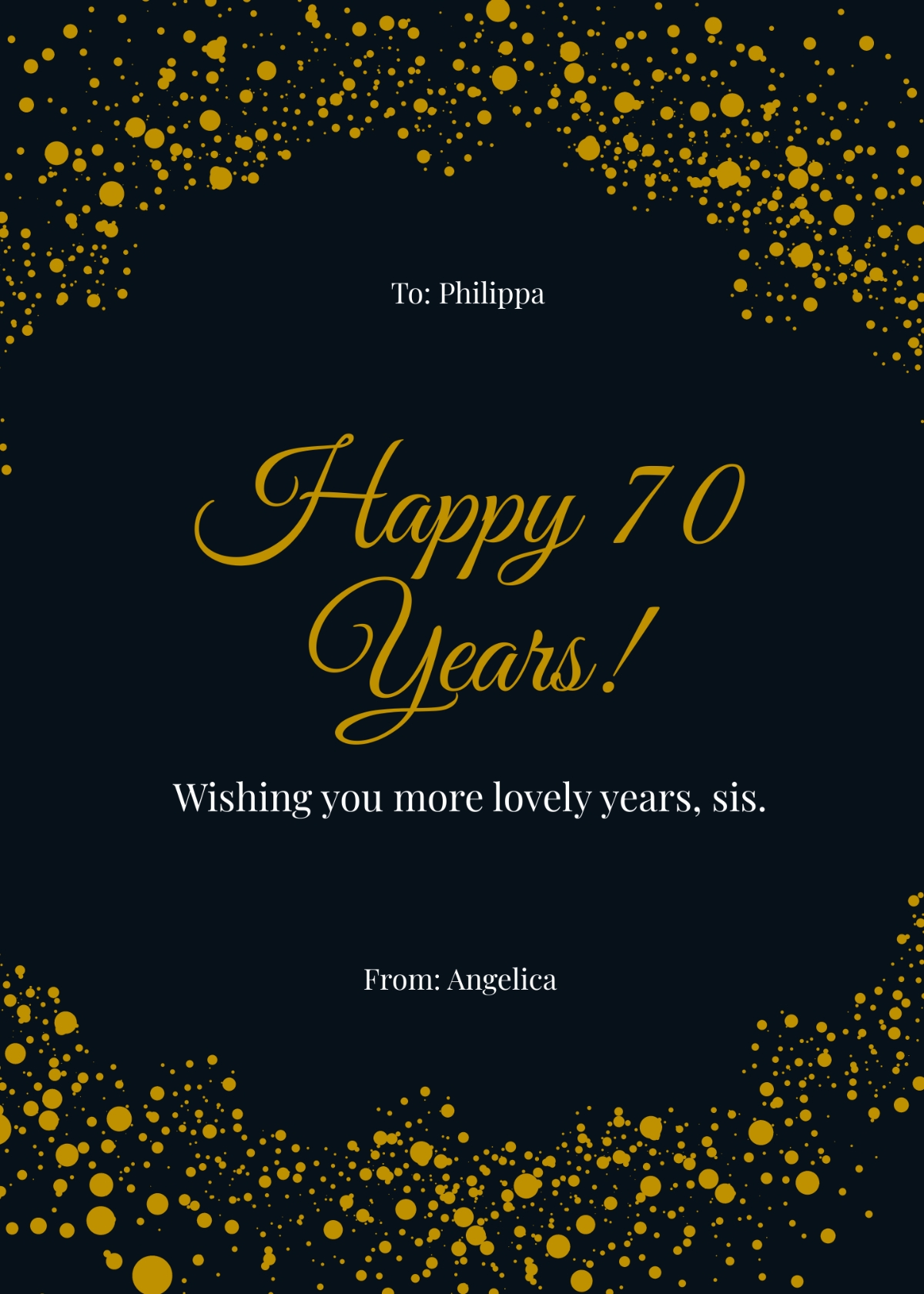 Happy 70Th Birthday Stencil Free Printable