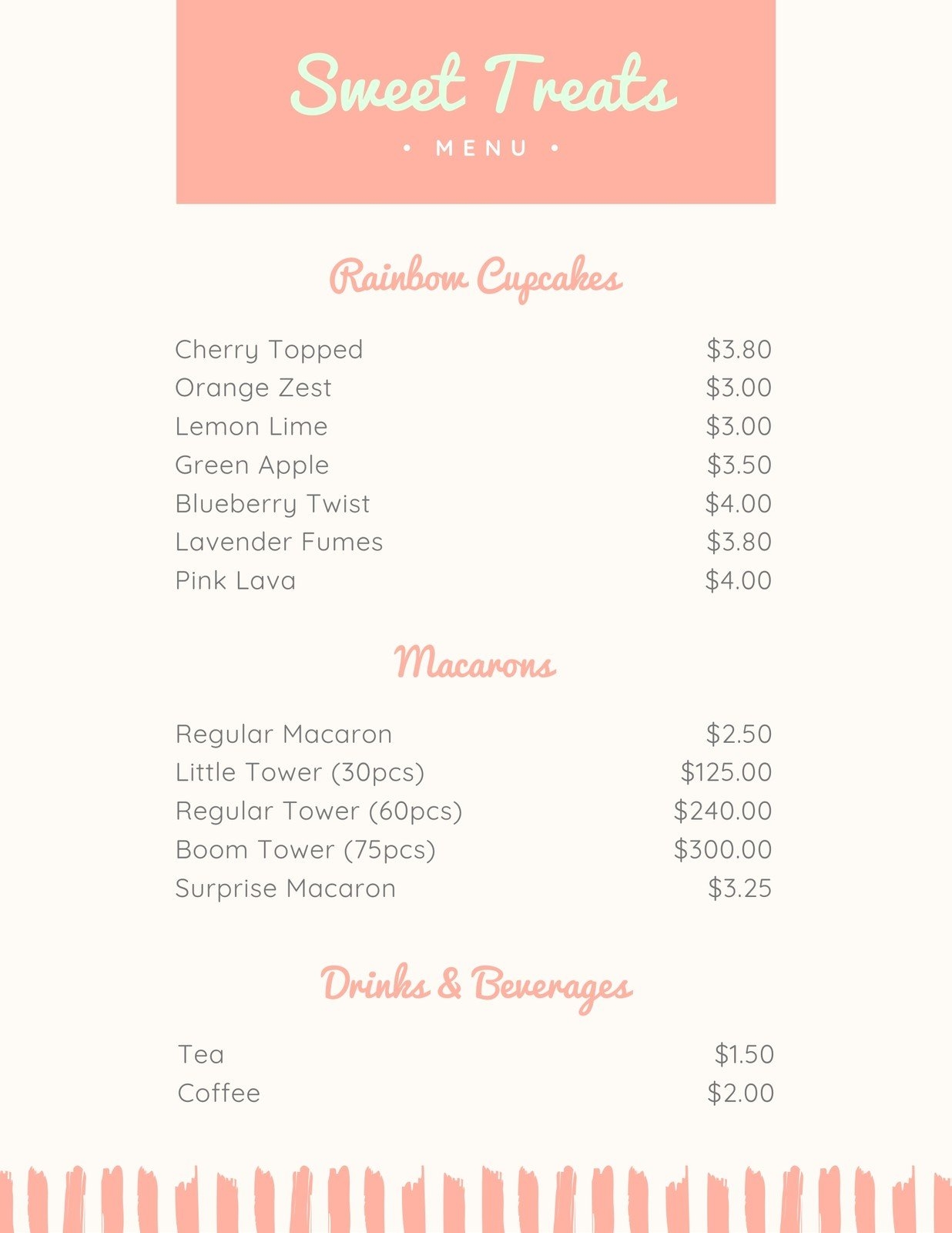 Free And Customizable Delectable Bakery Menu Templates Canva