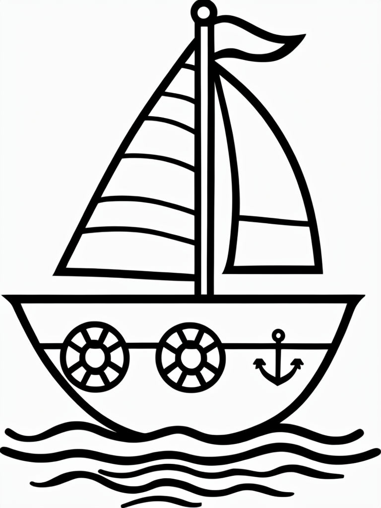 Free Printable Boat Stencils