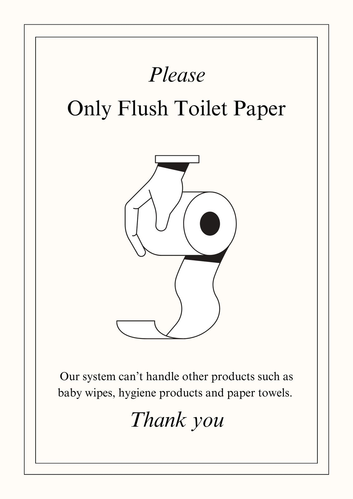 Bathroom Rules Stencil Free Printable