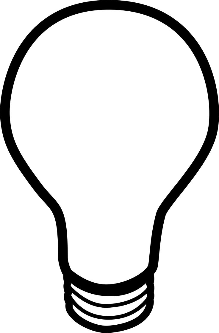 Free Printable Light Bulb Stencil