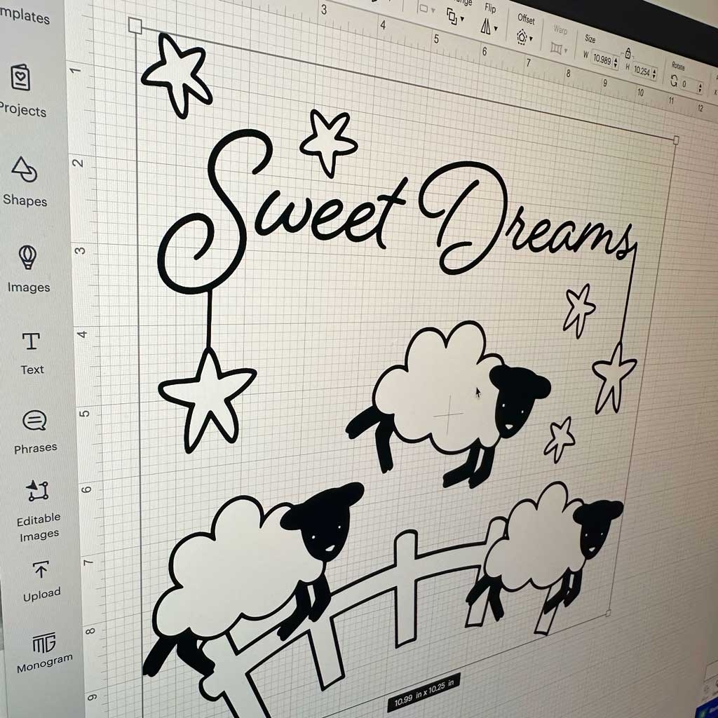 Free Counting Sheep Sweet Dreams Wall Decal To Download