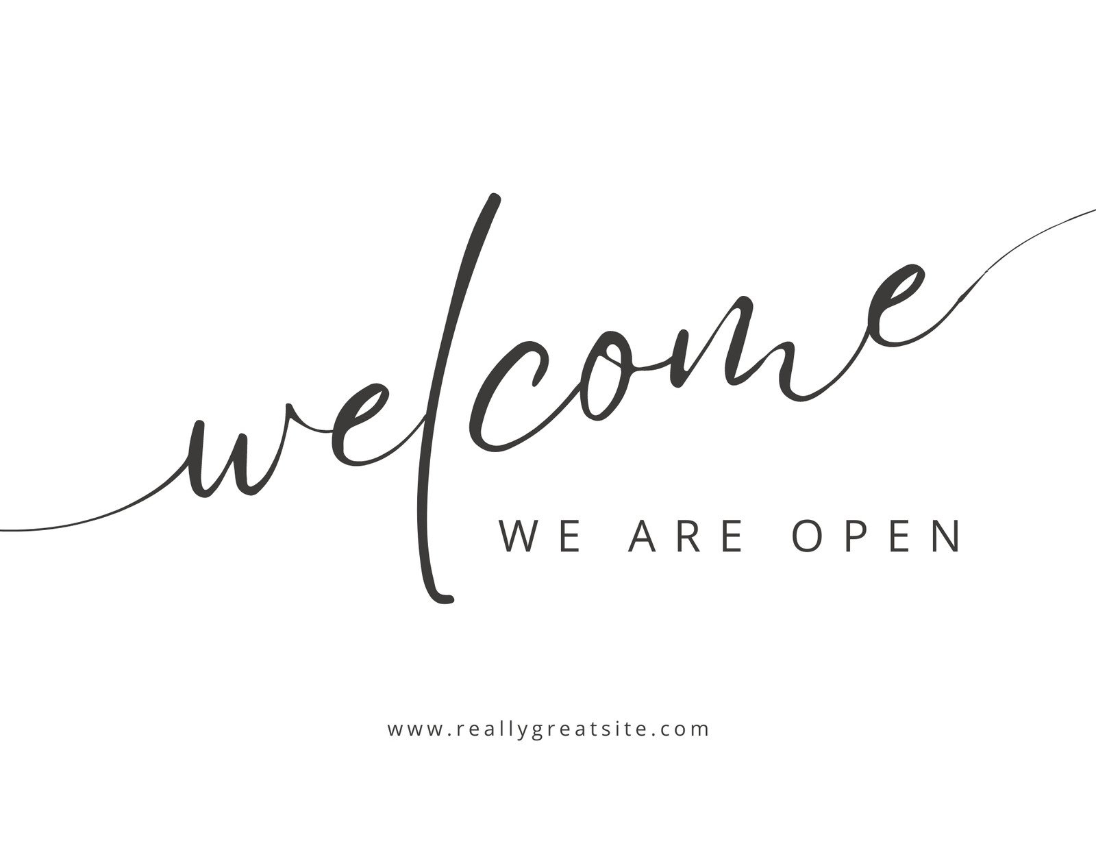 Free Printable Welcome Stencil
