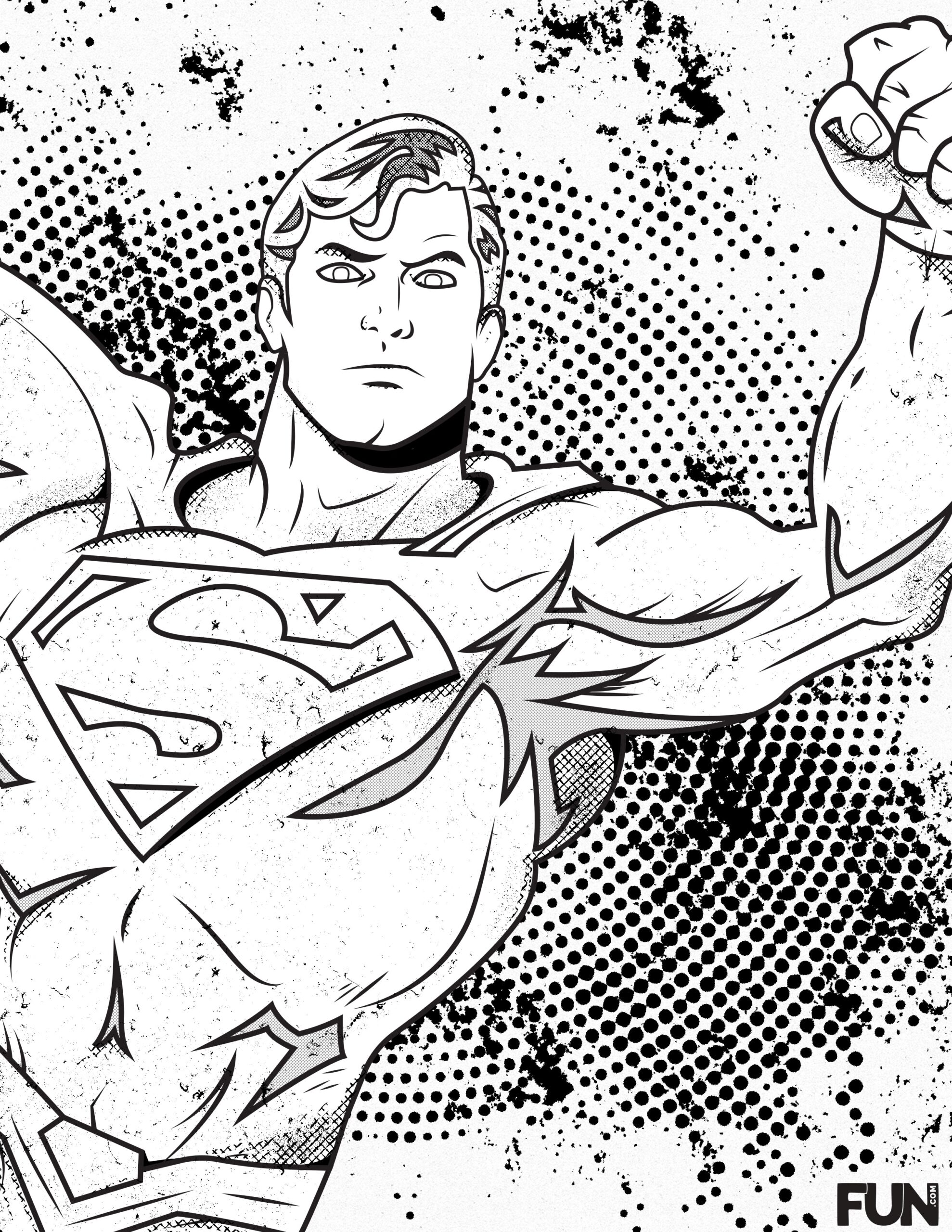 Free Printable Dc Comic Superhero Stencils