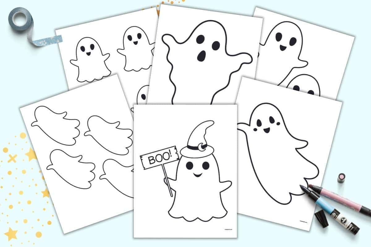 Free Printable Ghost Stencil