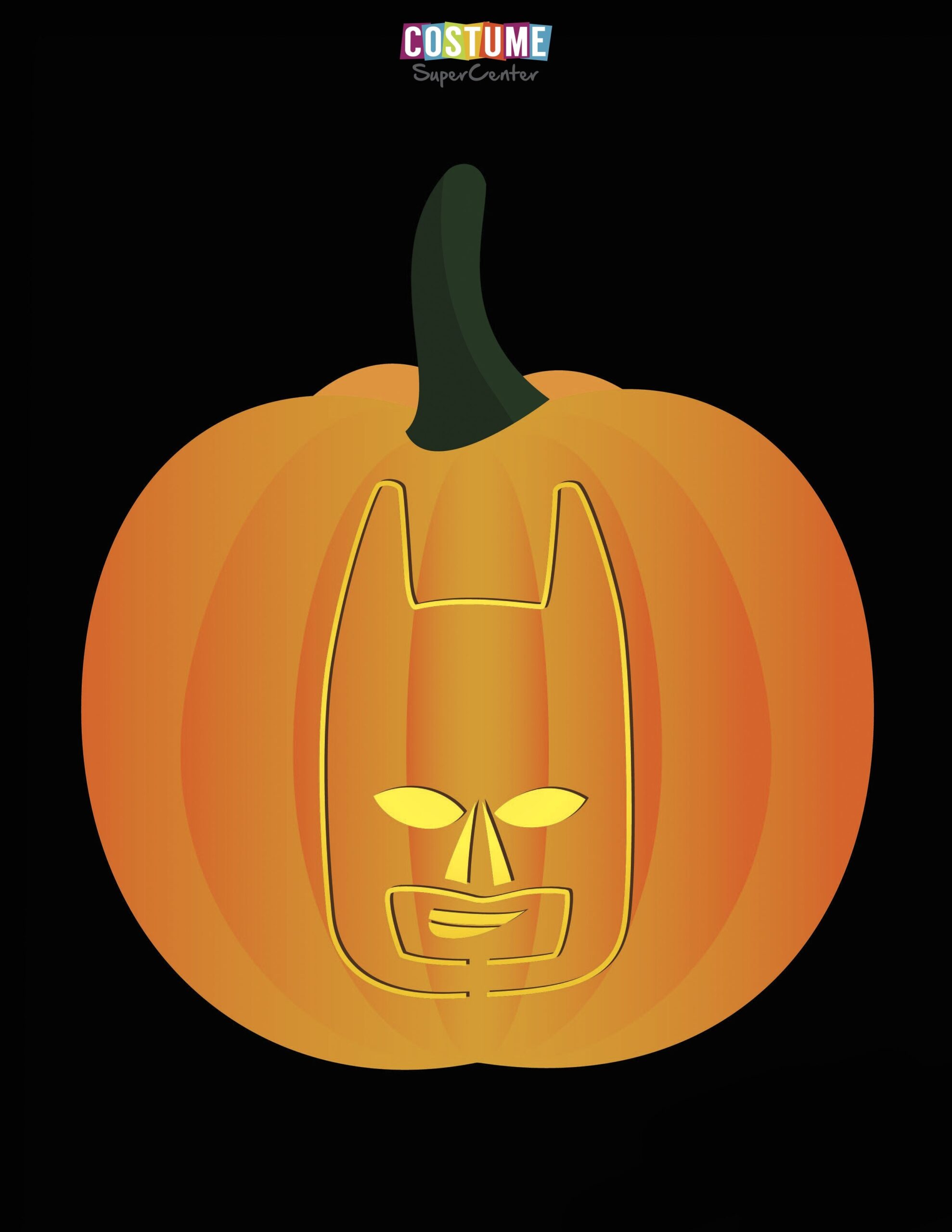 Free LEGO Batman Pumpkin Carving Stencils Costume Supercenter Blog