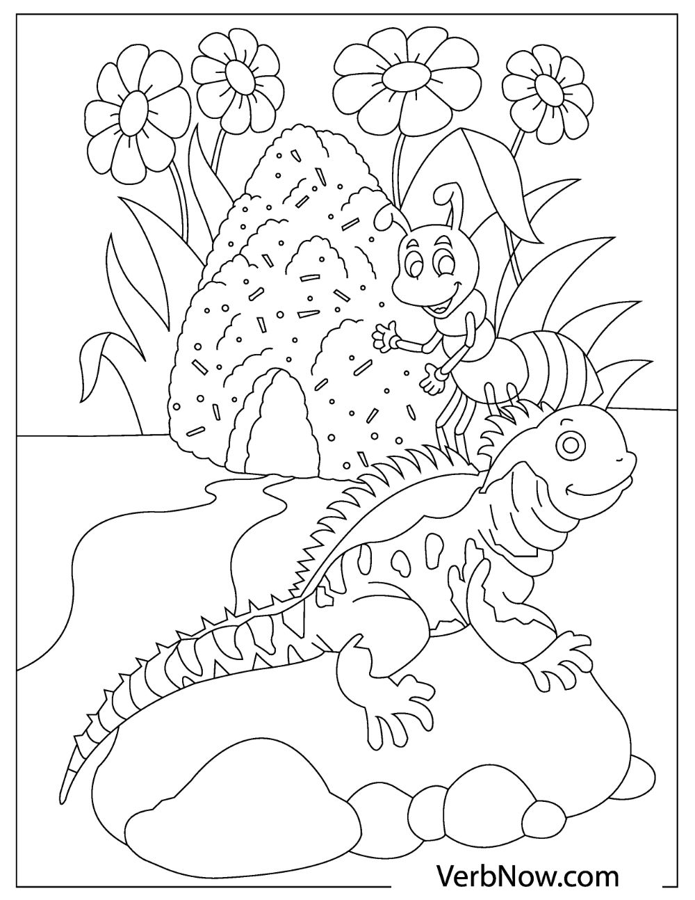 Free Printable Lizard Stencils