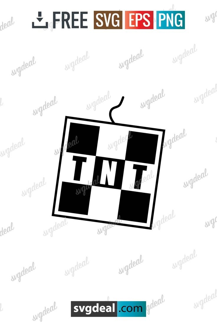 Free Minecraft Tnt Svg SVGDeal
