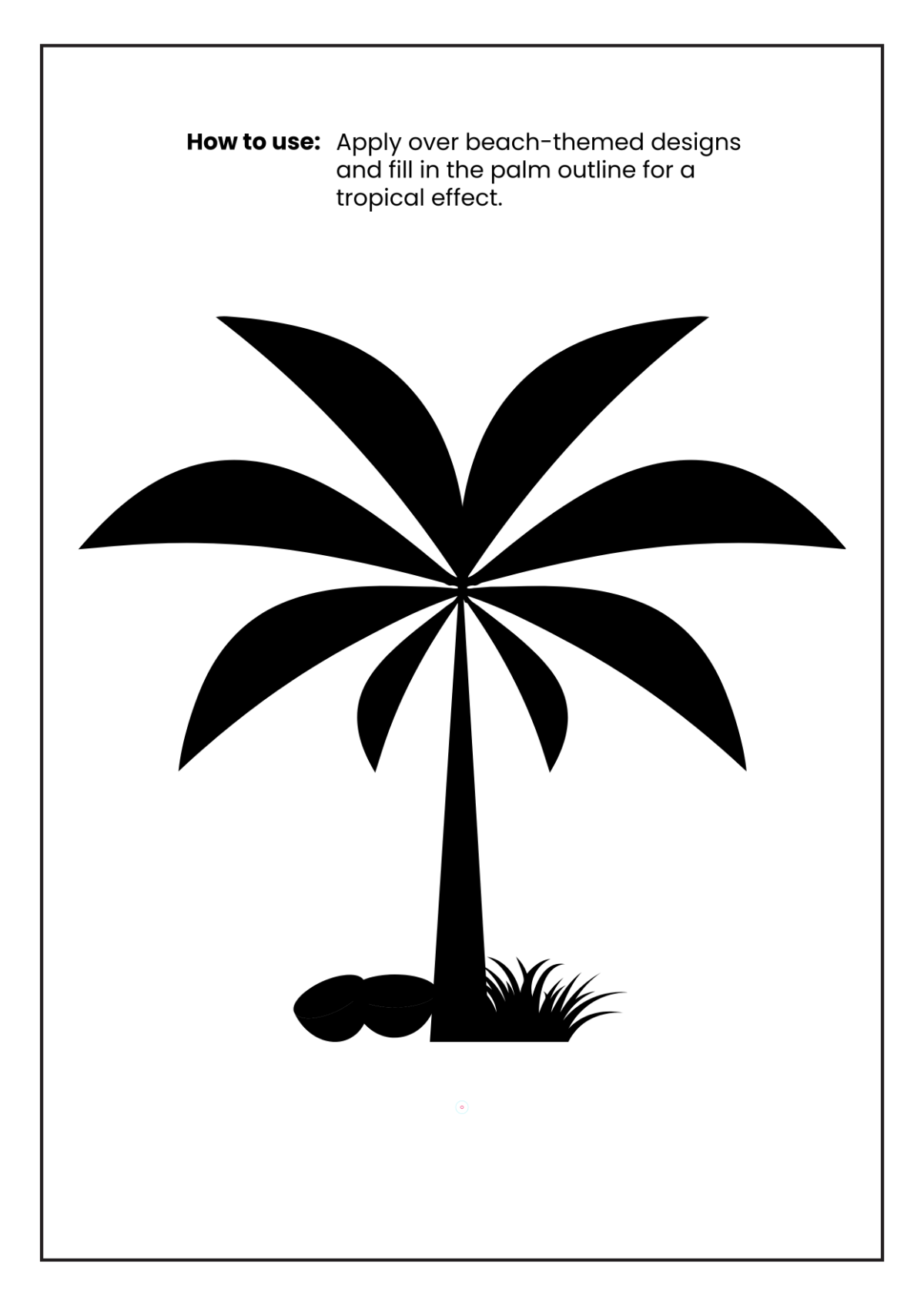 Free Palm Tree Stencil Printables