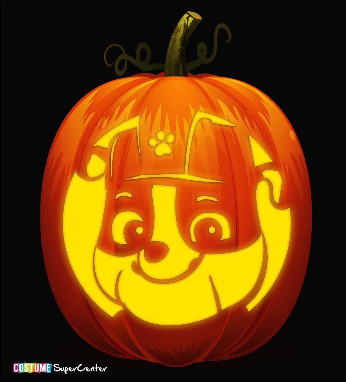 Free Printable Rubble Pumpkin Stencil