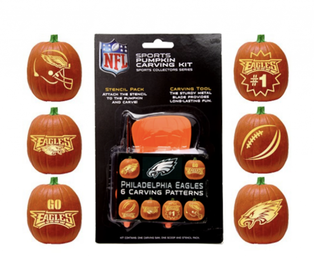 Free Philadelphia Eagles Pumpkin Carving Template And Stencil