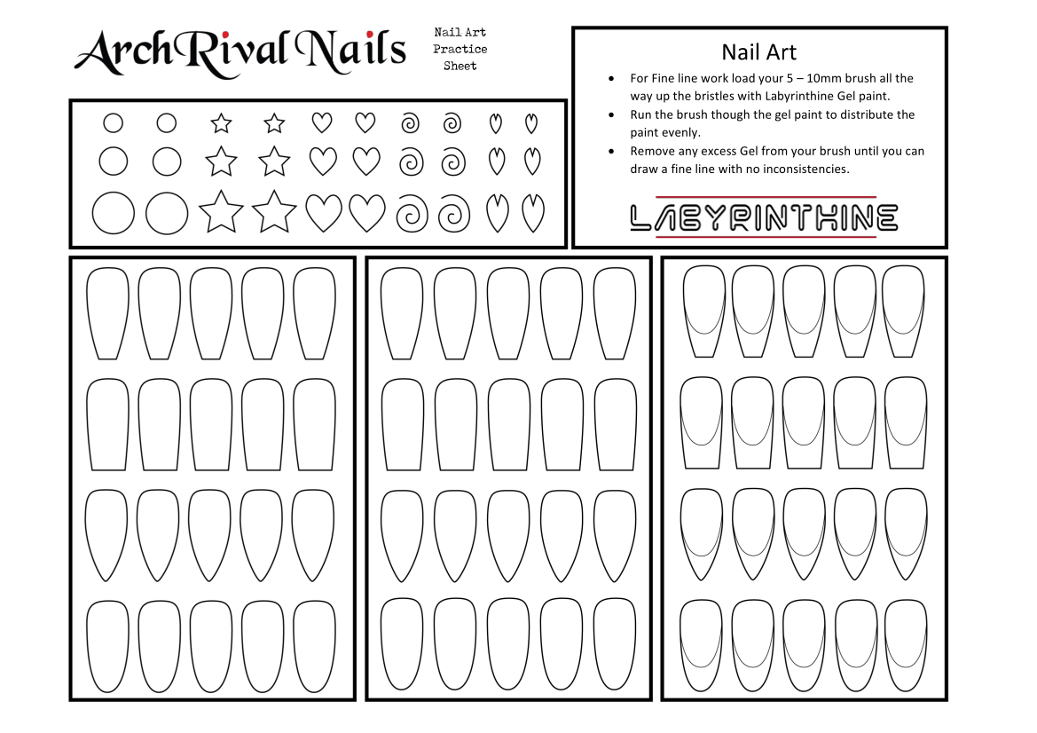 Free Nail Stencils Printable